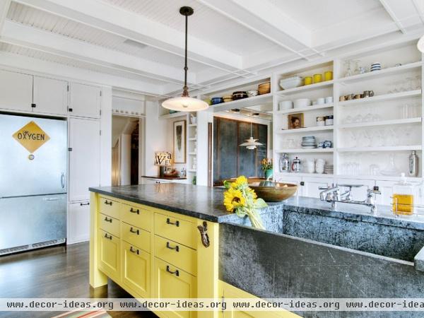 eclectic kitchen by J.A.S. Design-Build