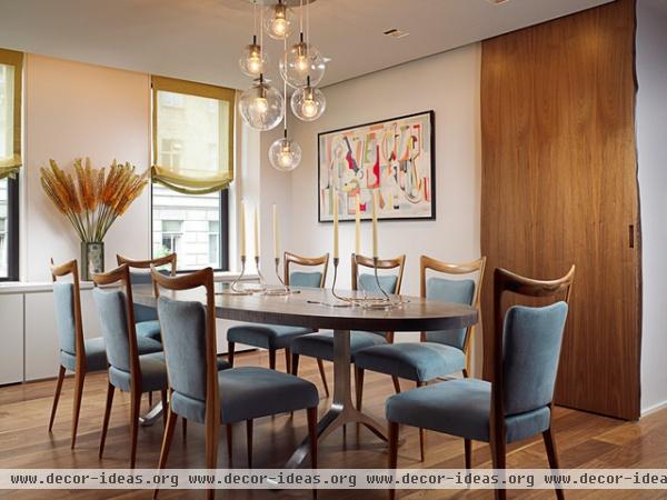 modern dining room by Amy Lau Design