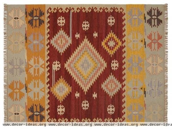 eclectic outdoor rugs by Pottery Barn