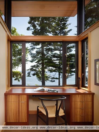 modern home office by FINNE Architects