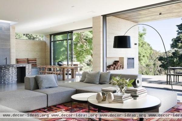 contemporary living room by Robson Rak Architects Pty Ltd