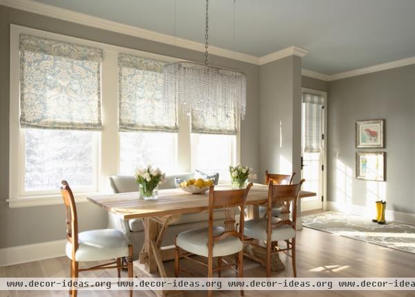 farmhouse dining room by Martha O'Hara Interiors