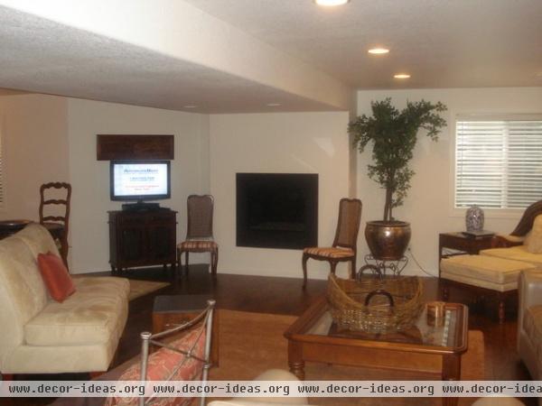 contemporary basement by Armstead Construction Inc.