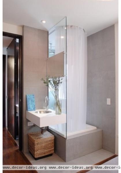 contemporary bathroom by PLAN architecture | design | strategy