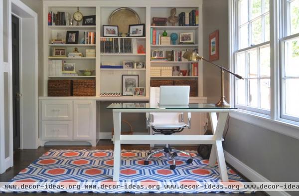 traditional home office by Sarah Greenman