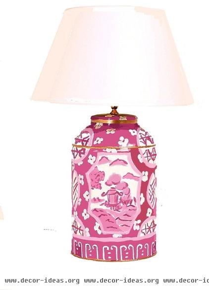 asian table lamps by Dana Gibson