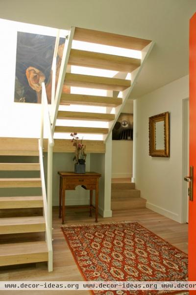 contemporary staircase by Heather Merenda