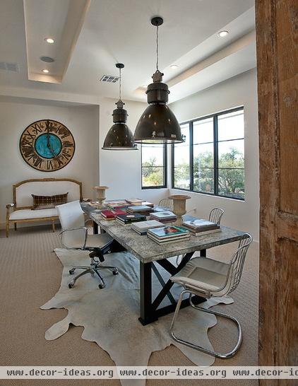 modern home office by Cornerstone Architects