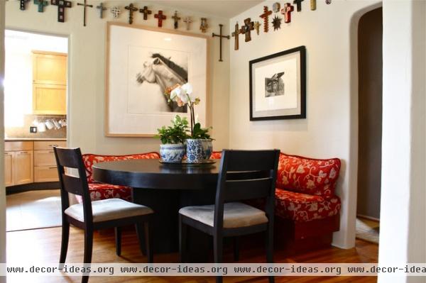 eclectic dining room by Shannon Malone