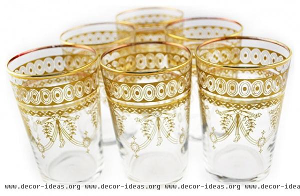 eclectic cups and glassware by Overstock