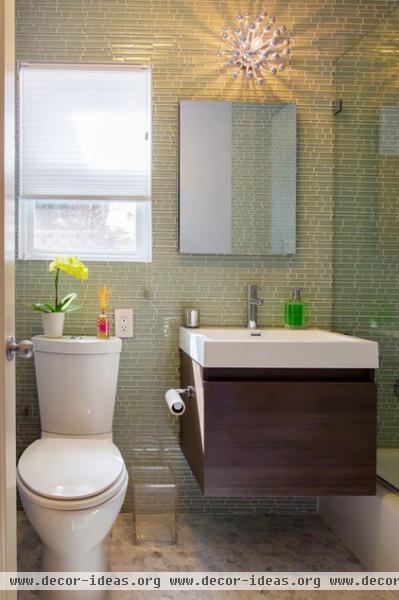 contemporary bathroom by Weego Home