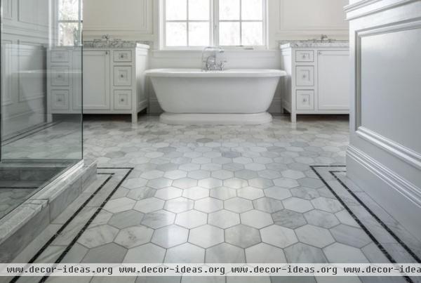 traditional bathroom by Tarkus Tile, Inc.