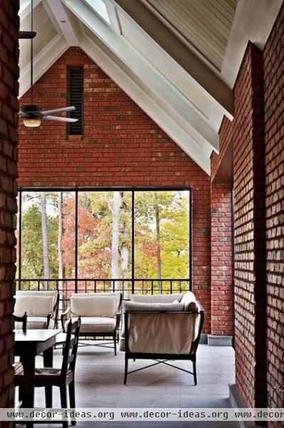 contemporary patio by Triangle Brick Company