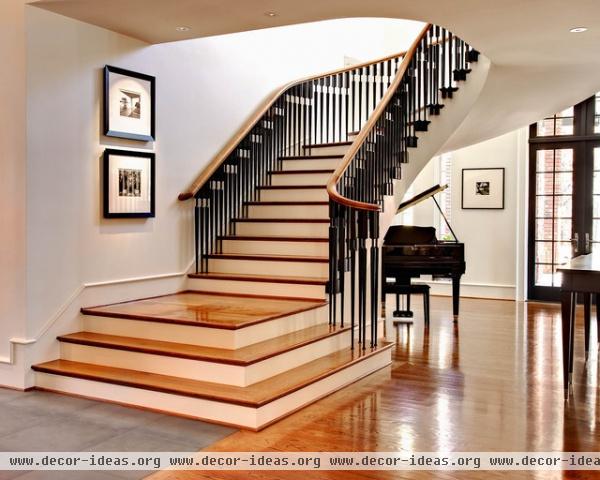 traditional staircase by dustin.peck.photography.inc