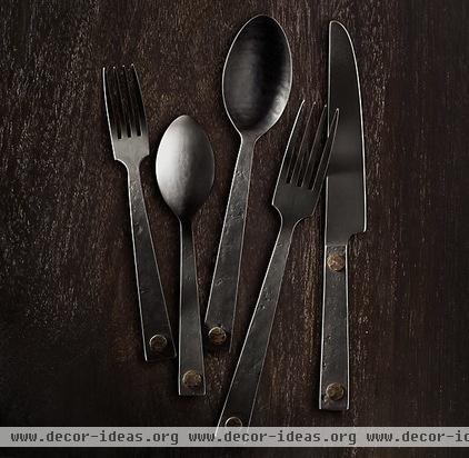 eclectic flatware by Restoration Hardware