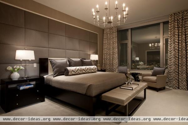 contemporary bedroom by Michael Abrams Limited