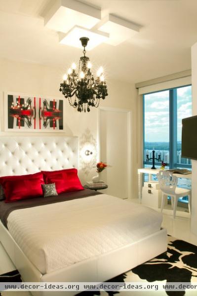 transitional bedroom by Britto Charette - Interior Designers Miami Florida