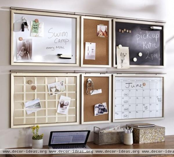 contemporary bulletin board by Pottery Barn