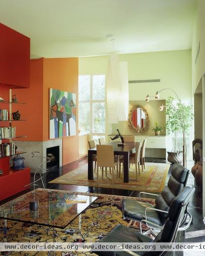 modern dining room by Webber + Studio, Architects