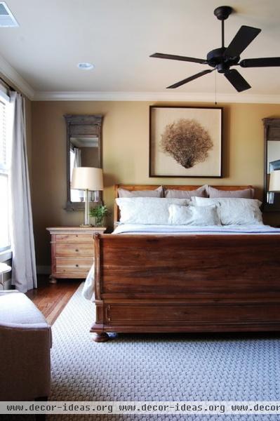 beach style bedroom by Corynne Pless