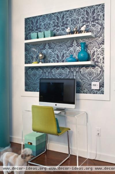 contemporary home office by A.S.D. Interiors - Shirry Dolgin, Owner