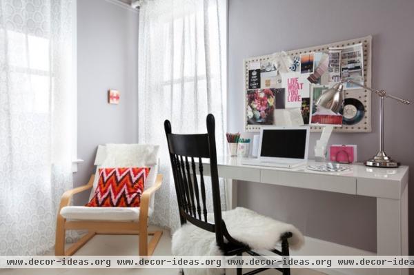 contemporary home office by Maggie Rose Interiors