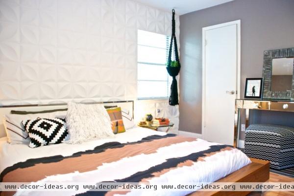 contemporary bedroom by Hilary Walker