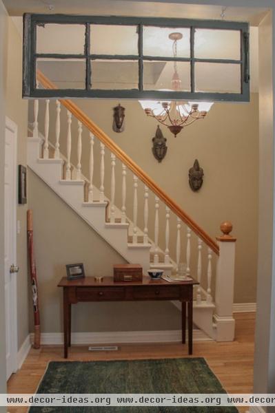 traditional staircase by Lauren Mikus