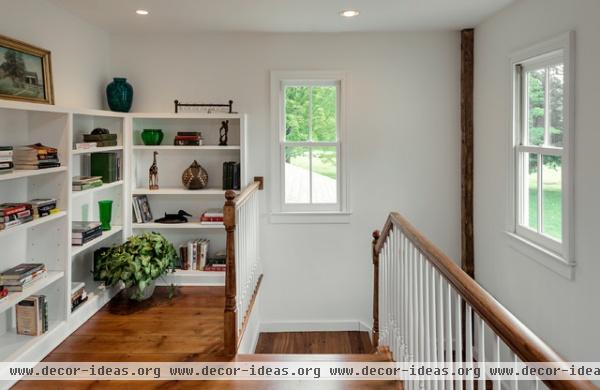 farmhouse staircase by Crisp Architects