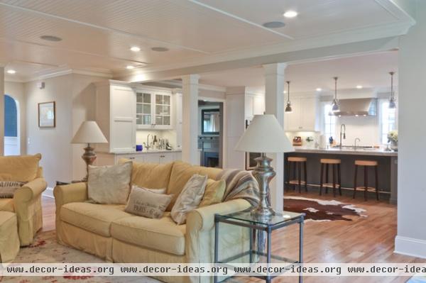 traditional family room by Michael Robert Construction