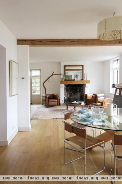 rustic dining room by a+b kasha designs