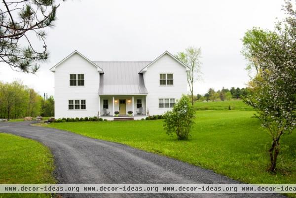 farmhouse exterior by Mary Prince