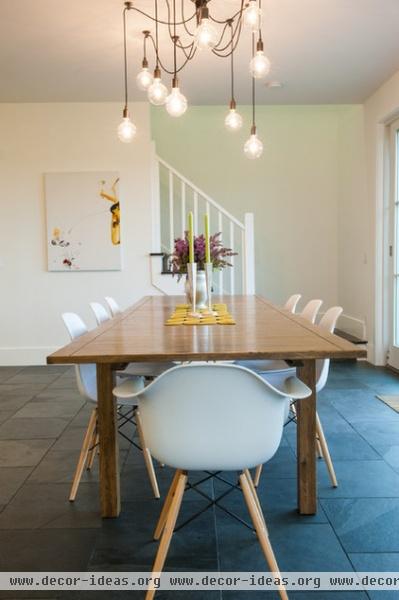 contemporary dining room by Mary Prince