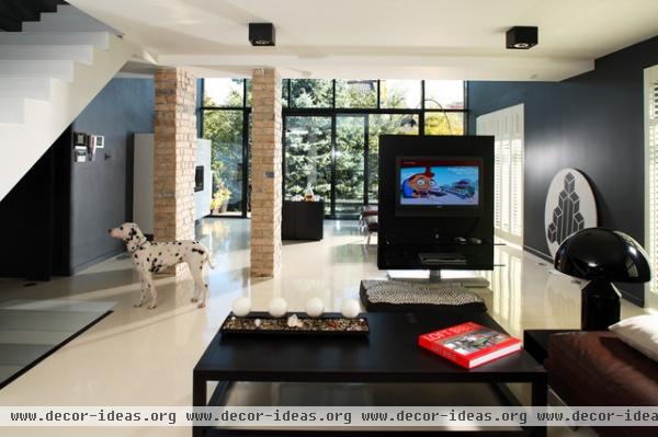 modern living room by FJ Interior Design