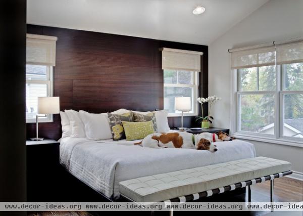 contemporary bedroom by Caden Design Group