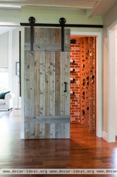 transitional wine cellar by Angela Flournoy