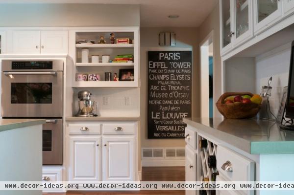 transitional kitchen by Angela Flournoy