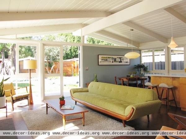 midcentury living room by Tara Bussema