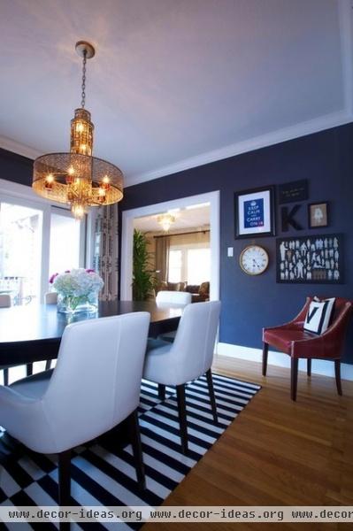 eclectic dining room by Kerrie L. Kelly