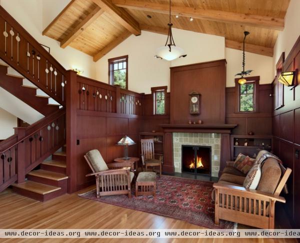 traditional living room by Thompson Naylor Architects Inc