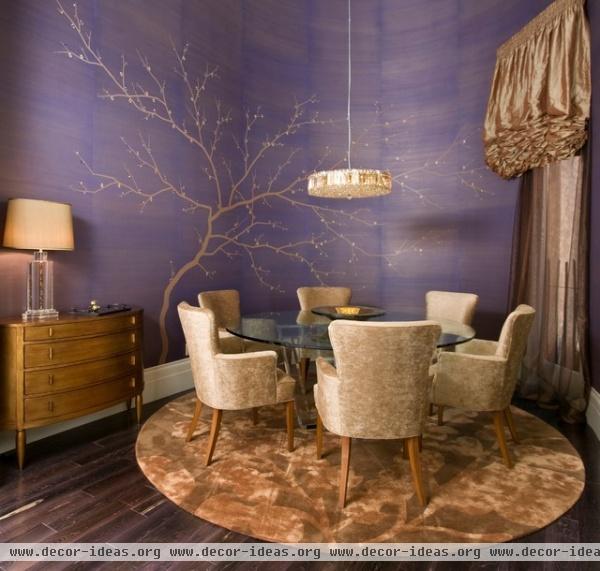 dining room purple paint ideas