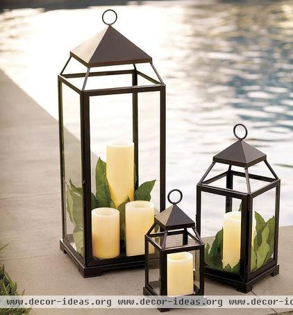 traditional outdoor lighting by Pottery Barn