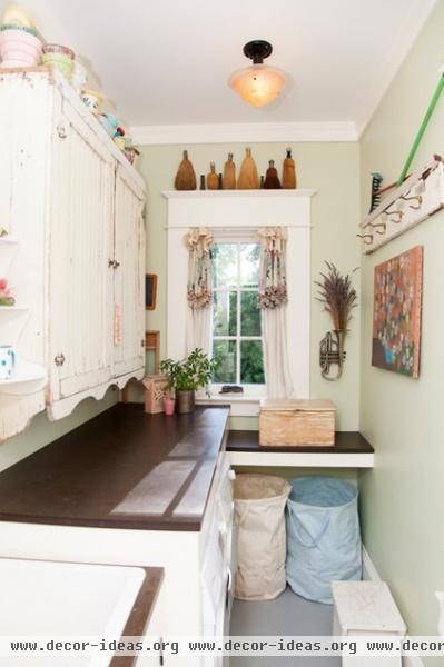 eclectic laundry room by Whitney Lyons