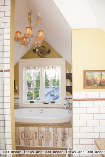 eclectic bathroom by Whitney Lyons