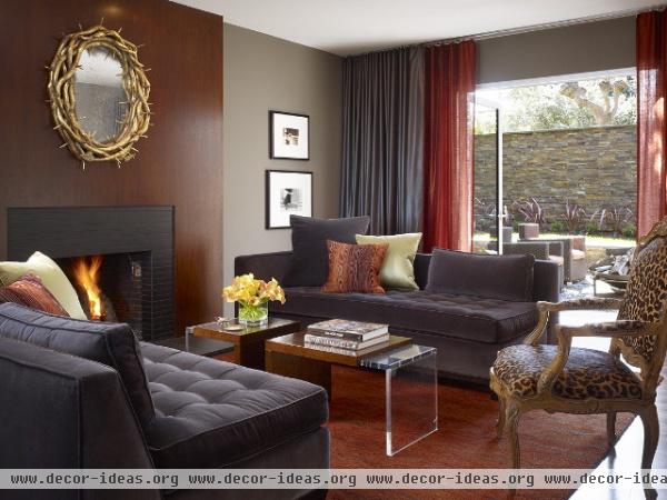 contemporary living room by Geoffrey De Sousa Interior Design