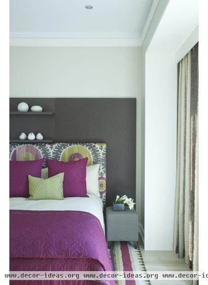 contemporary bedroom by Jessica Lagrange