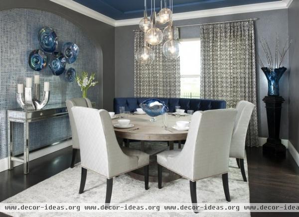 contemporary dining room by Dallas Rugs