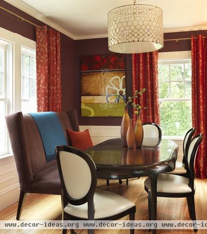 modern dining room by Rachel Reider Interiors