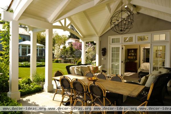 craftsman patio by FGY Architects