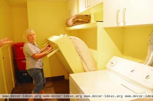 traditional laundry room by Amy Renea